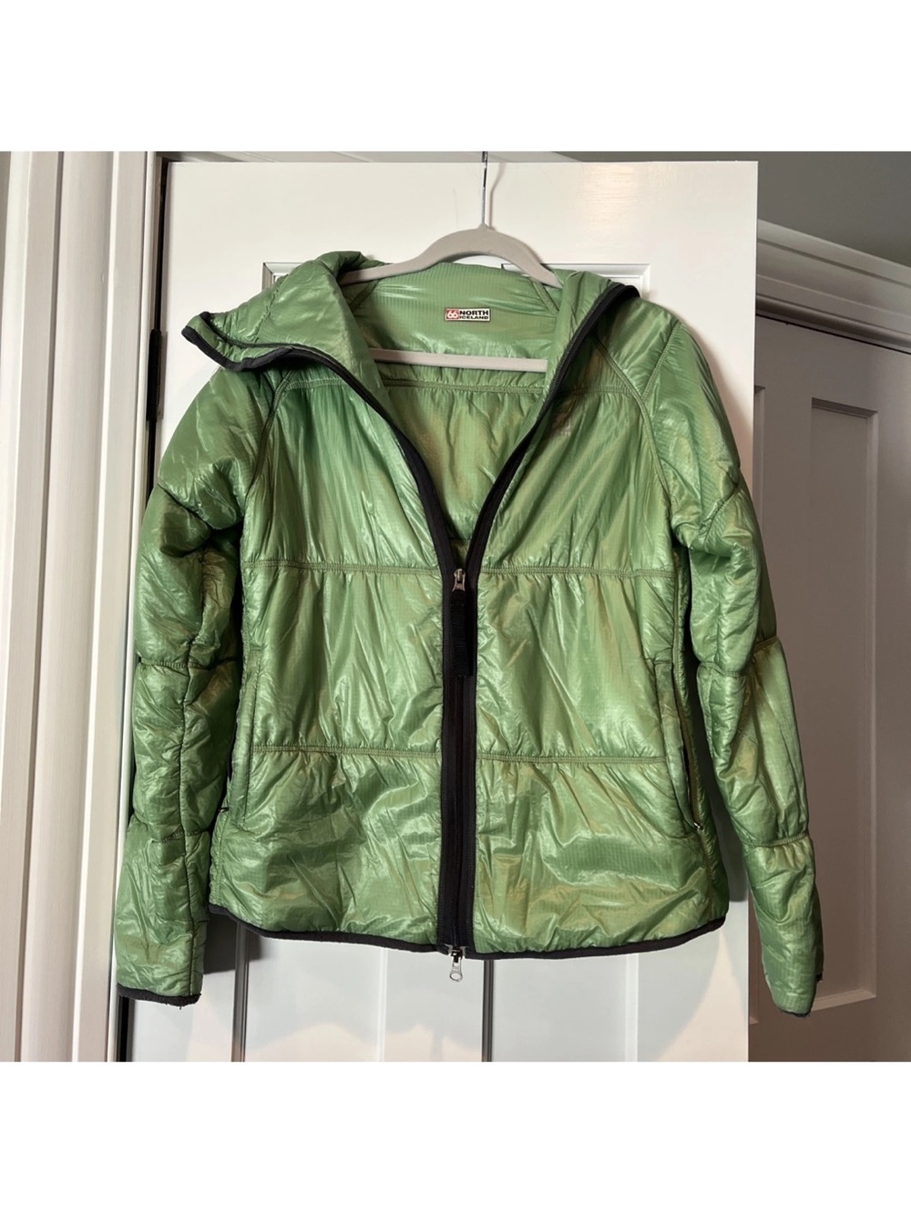 66 North Iceland Vatnajokull Primaloft Jacket Small/medium Green Quilted Hooded